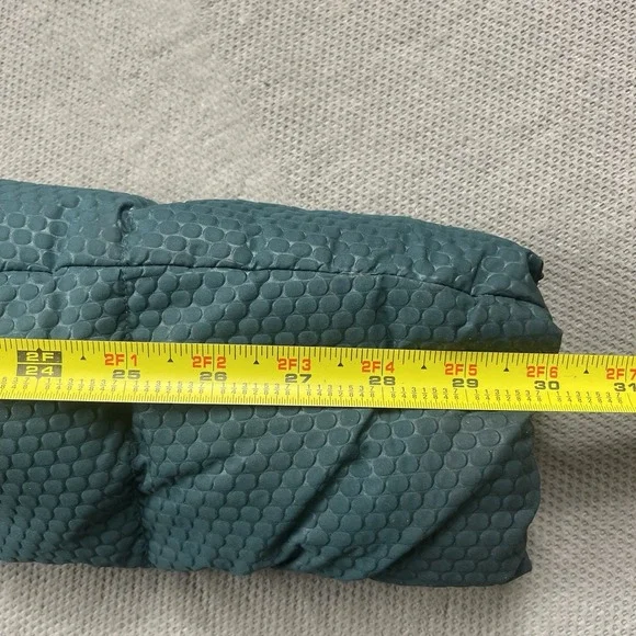 The North Face Jacket Parkina Womens Small Goose Down Long Coat Green Fur Hood - Picture 12 of 13